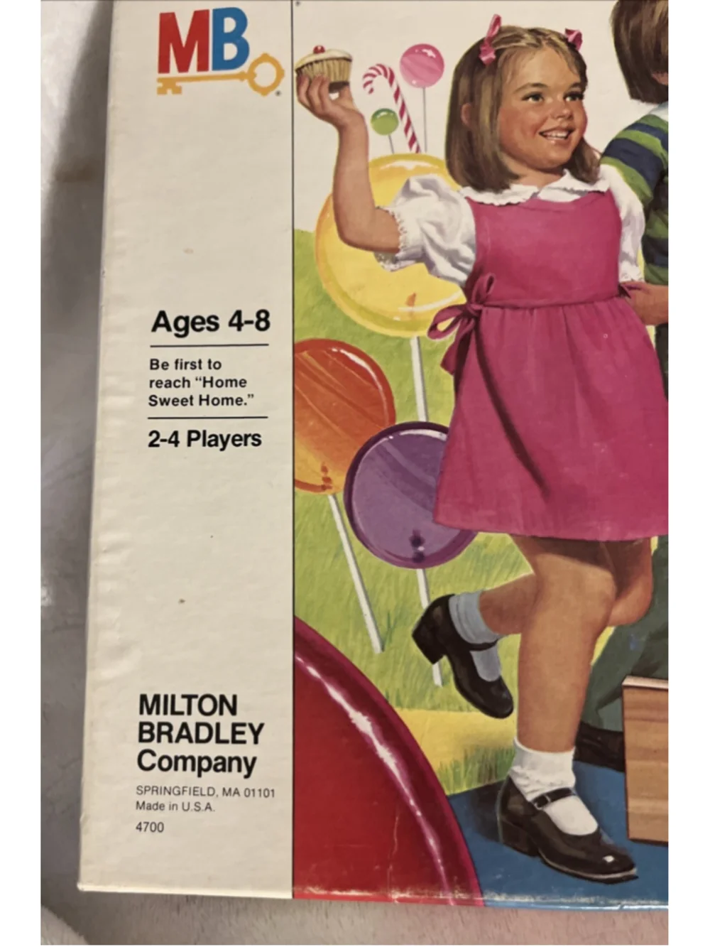 VINTAGE Candy Land 1978 COMPLETE Children's Board Game Milton Bradley 4700 USA